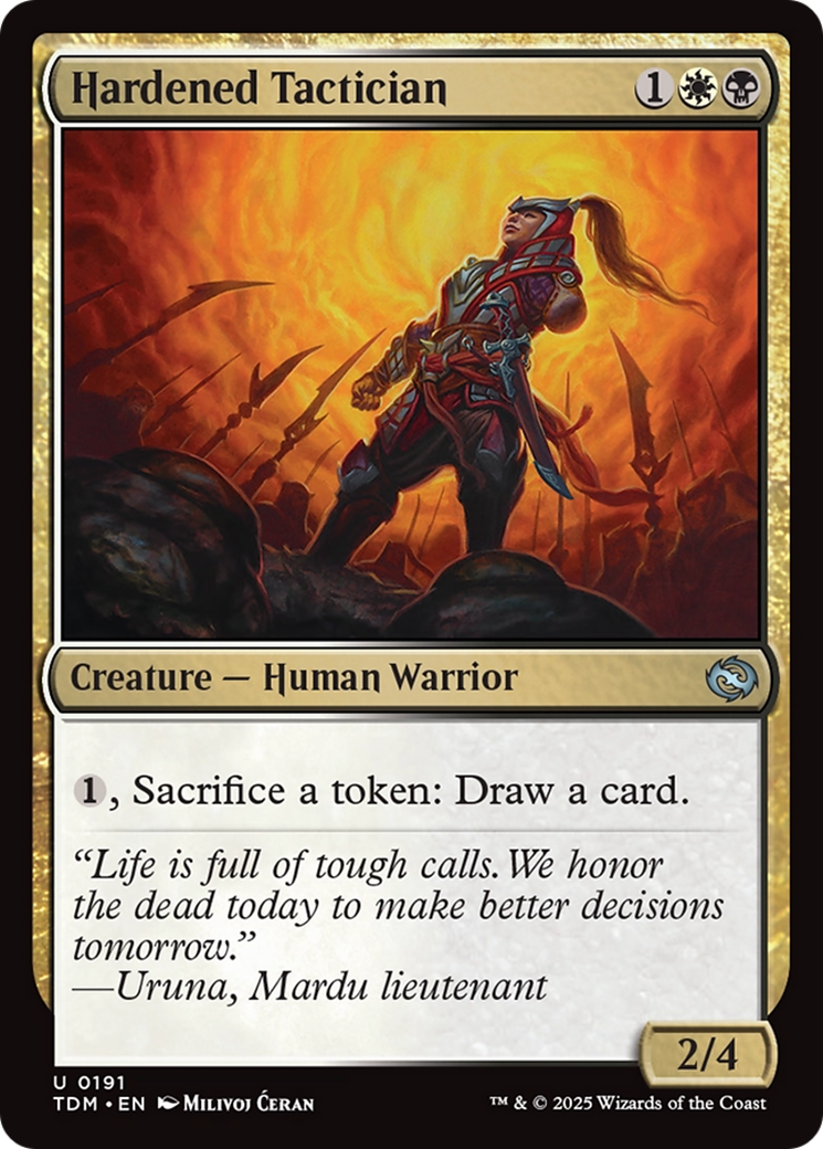 Hardened Tactician [Tarkir: Dragonstorm] | I Want That Stuff Brandon