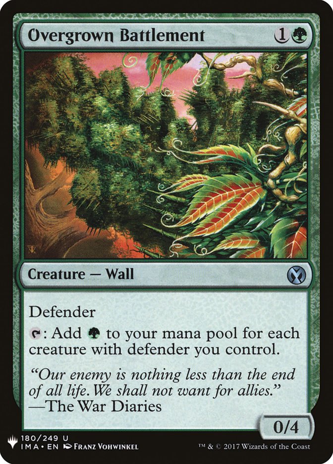 Overgrown Battlement [Mystery Booster] | I Want That Stuff Brandon