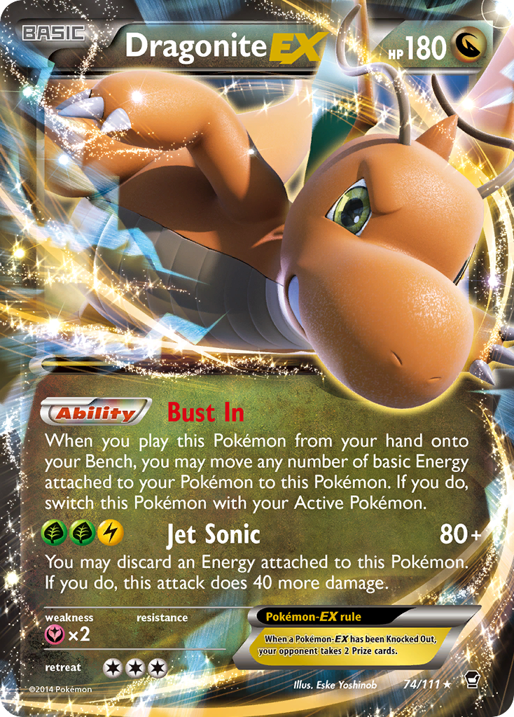 Dragonite EX (74/111) [XY: Furious Fists] | I Want That Stuff Brandon