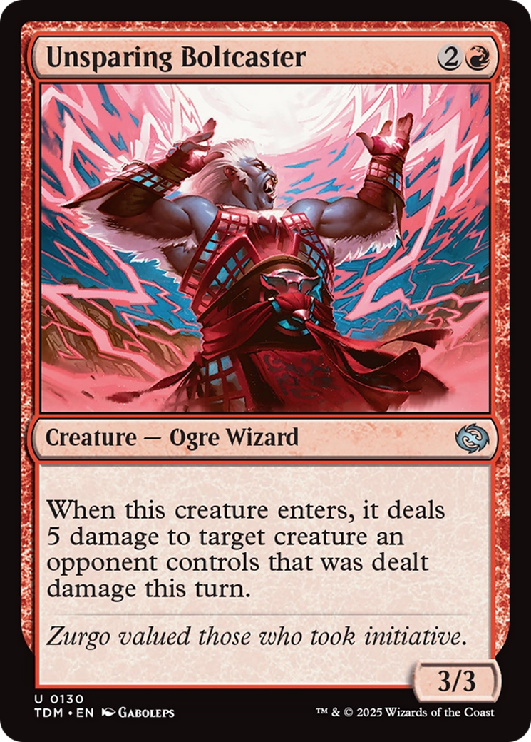 Unsparing Boltcaster [Tarkir: Dragonstorm] | I Want That Stuff Brandon