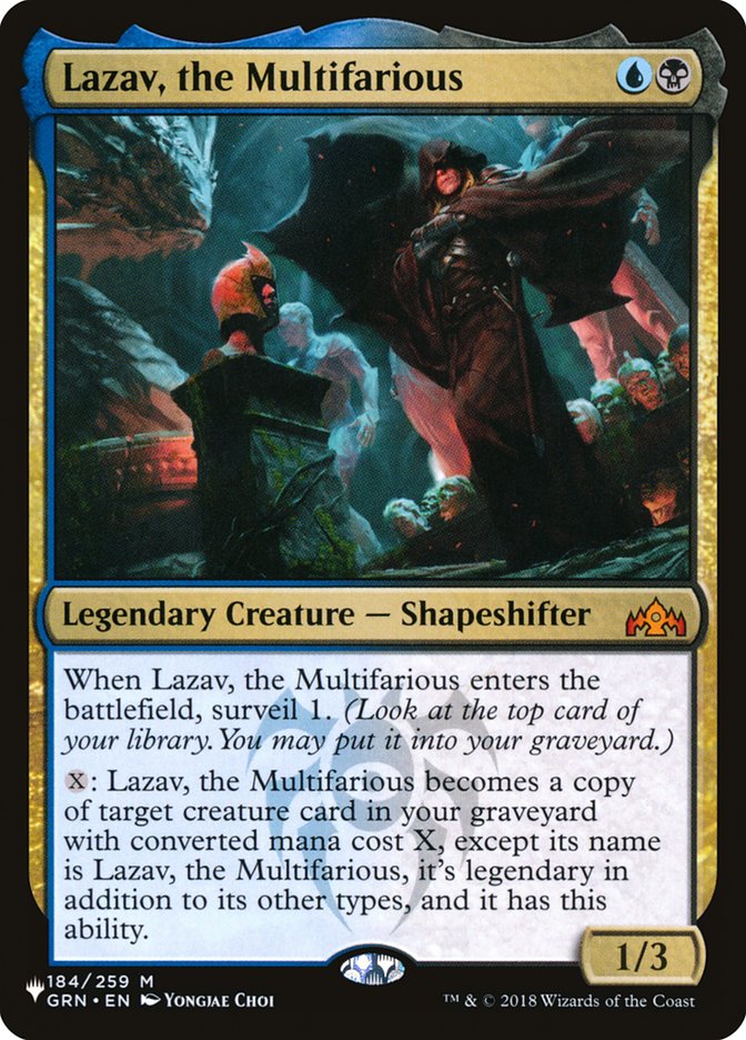 Lazav, the Multifarious [The List] | I Want That Stuff Brandon