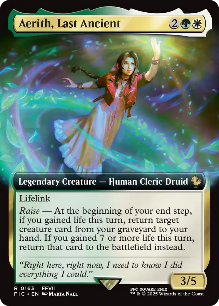 Aerith, Last Ancient (Extended Art) [FINAL FANTASY Commander] | I Want That Stuff Brandon