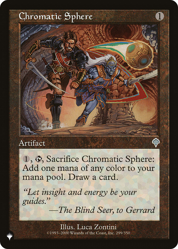 Chromatic Sphere [The List Reprints] | I Want That Stuff Brandon