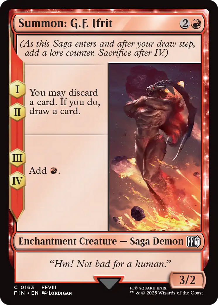 Summon: G.F. Ifrit [FINAL FANTASY] | I Want That Stuff Brandon