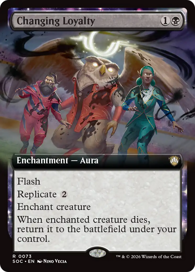 Changing Loyalty (Extended Art) [Secrets of Strixhaven Commander] | I Want That Stuff Brandon