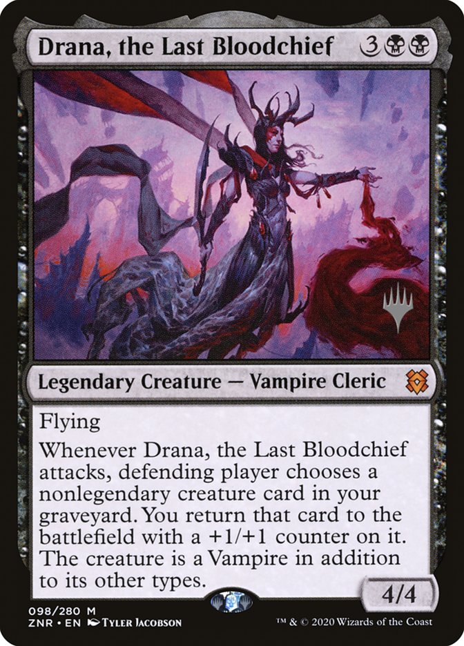 Drana, the Last Bloodchief (Promo Pack) [Zendikar Rising Promos] | I Want That Stuff Brandon