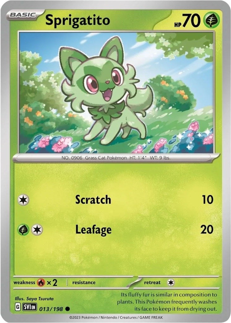 Sprigatito (013/198) (Paldea Collection) [Scarlet & Violet: Base Set] | I Want That Stuff Brandon