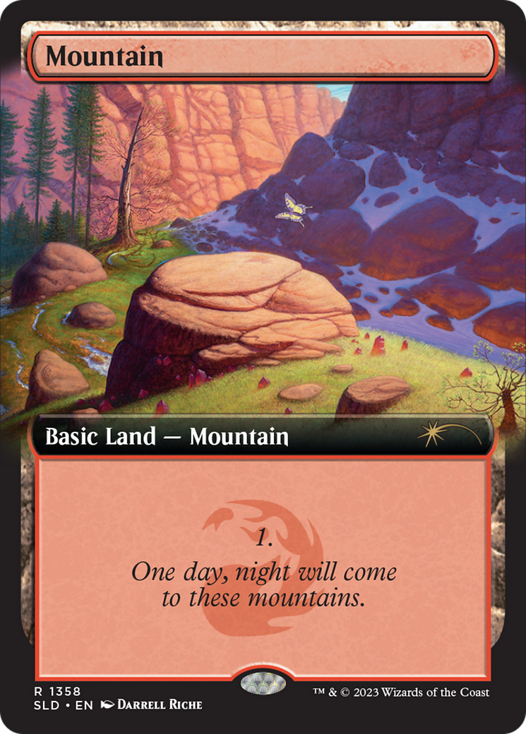 Mountain (1358) [Secret Lair Drop Series] | I Want That Stuff Brandon