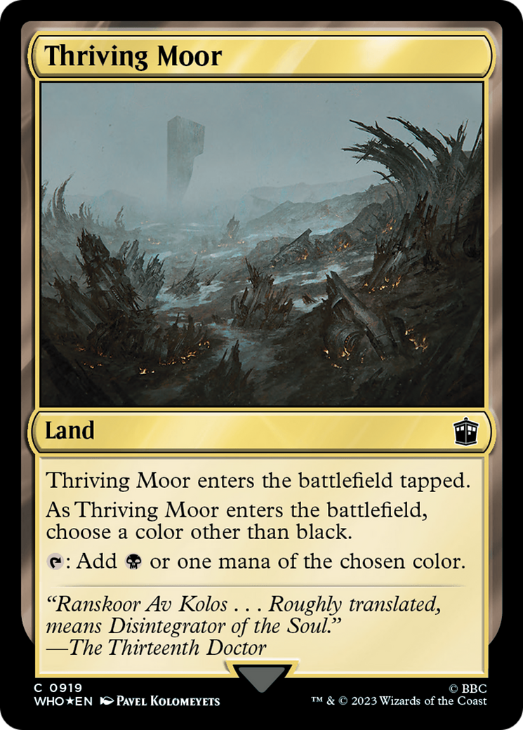 Thriving Moor (Surge Foil) [Doctor Who] | I Want That Stuff Brandon