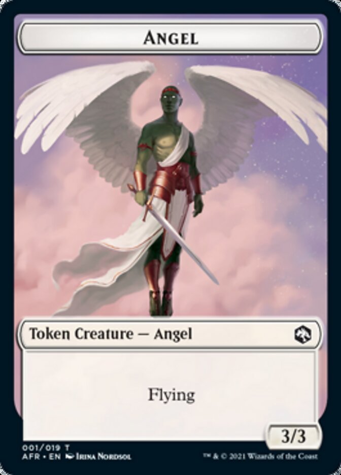 Treasure // Angel Double-Sided Token [Dungeons & Dragons: Adventures in the Forgotten Realms Tokens] | I Want That Stuff Brandon