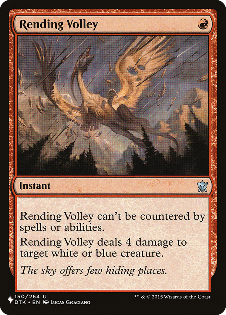 Rending Volley [The List Reprints] | I Want That Stuff Brandon