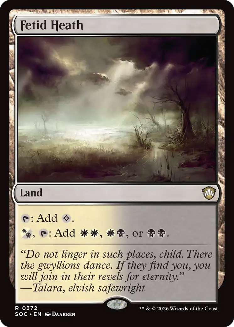 Fetid Heath [Secrets of Strixhaven Commander] | I Want That Stuff Brandon
