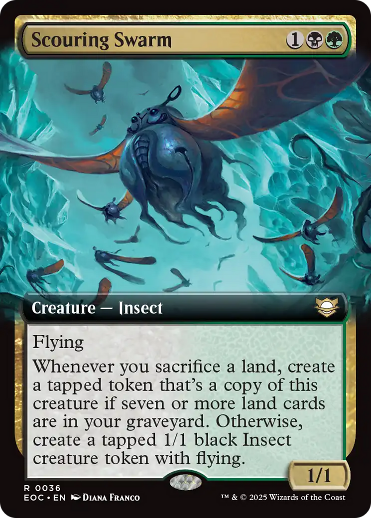 Scouring Swarm (Extended Art) [Edge of Eternities Commander] | I Want That Stuff Brandon