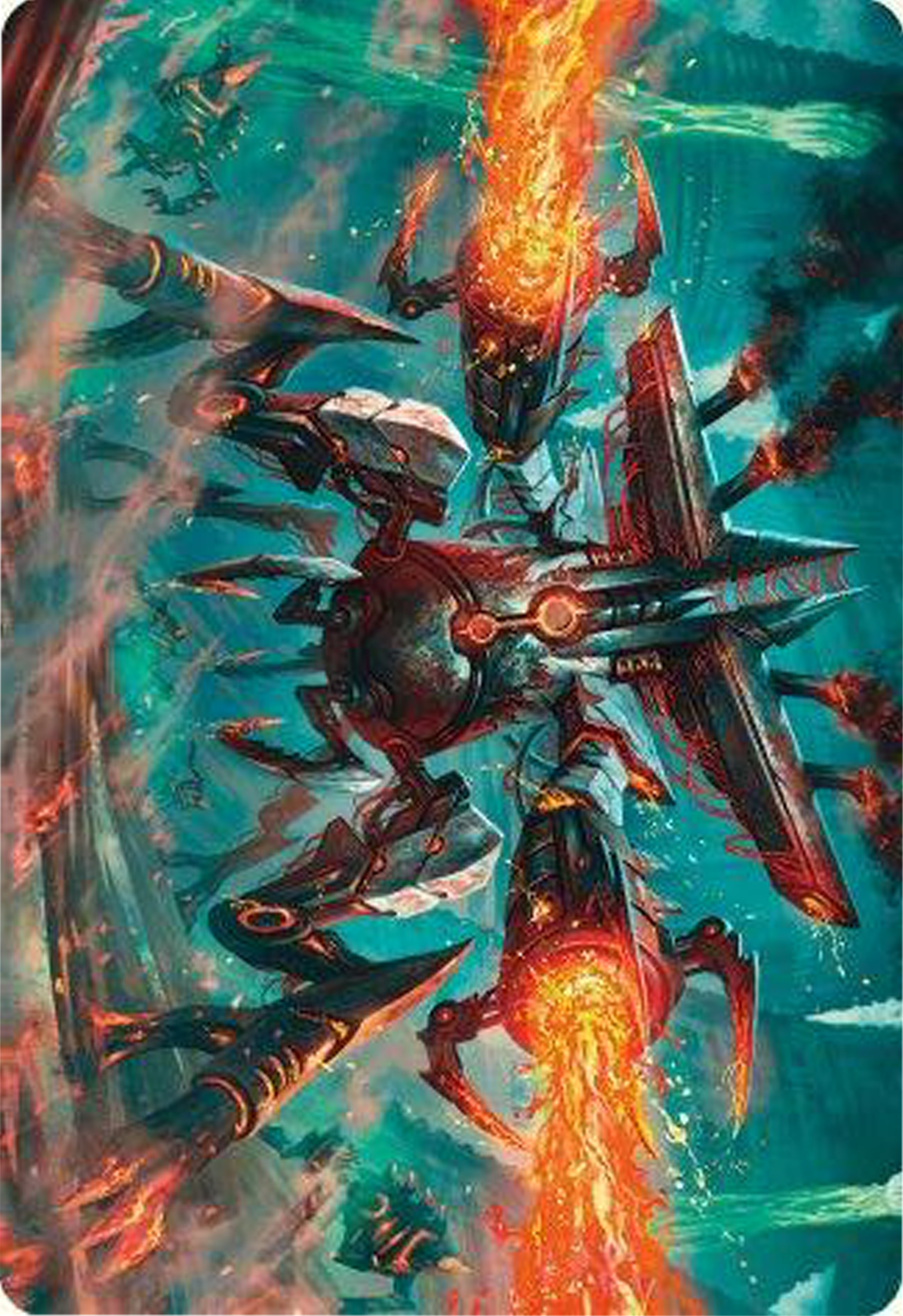 Exterminator Magmarch Art Card [Modern Horizons 3 Art Series] | I Want That Stuff Brandon