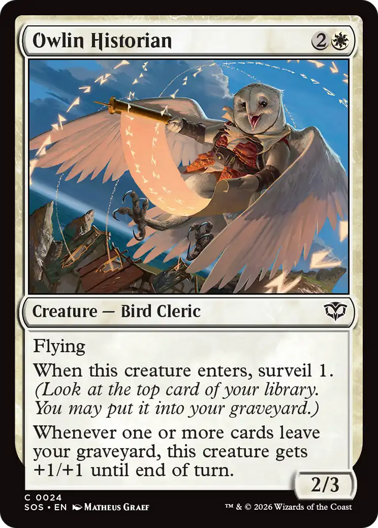 Owlin Historian [Secrets of Strixhaven] | I Want That Stuff Brandon
