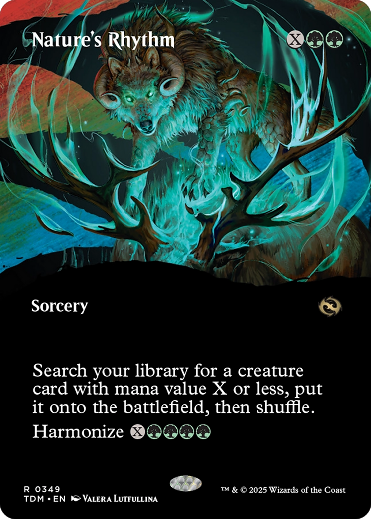 Nature's Rhythm (Borderless) [Tarkir: Dragonstorm] | I Want That Stuff Brandon
