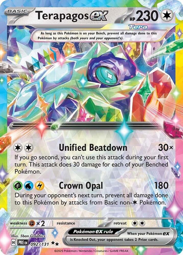 Terapagos ex (092/131) [Scarlet & Violet: Prismatic Evolutions] | I Want That Stuff Brandon