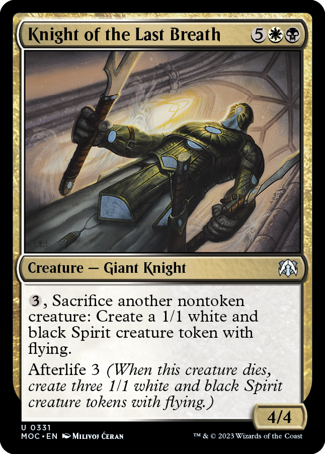 Knight of the Last Breath [March of the Machine Commander] | I Want That Stuff Brandon