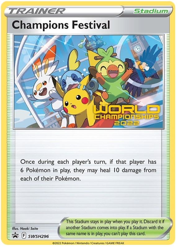 Champions Festival (SWSH296) [Sword & Shield: Black Star Promos] | I Want That Stuff Brandon
