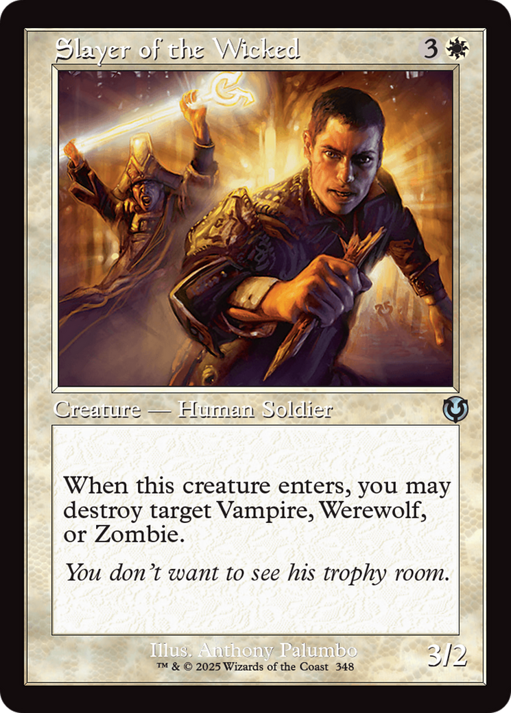 Slayer of the Wicked (Retro Frame) [Innistrad Remastered] | I Want That Stuff Brandon