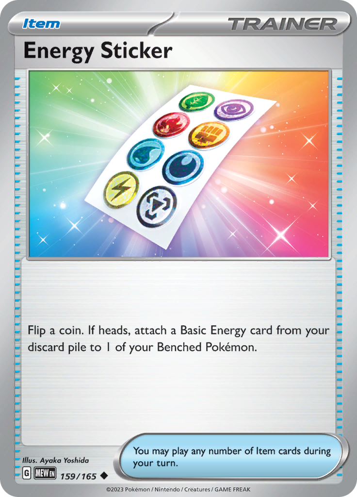 Energy Sticker (159/165) [Scarlet & Violet: 151] | I Want That Stuff Brandon