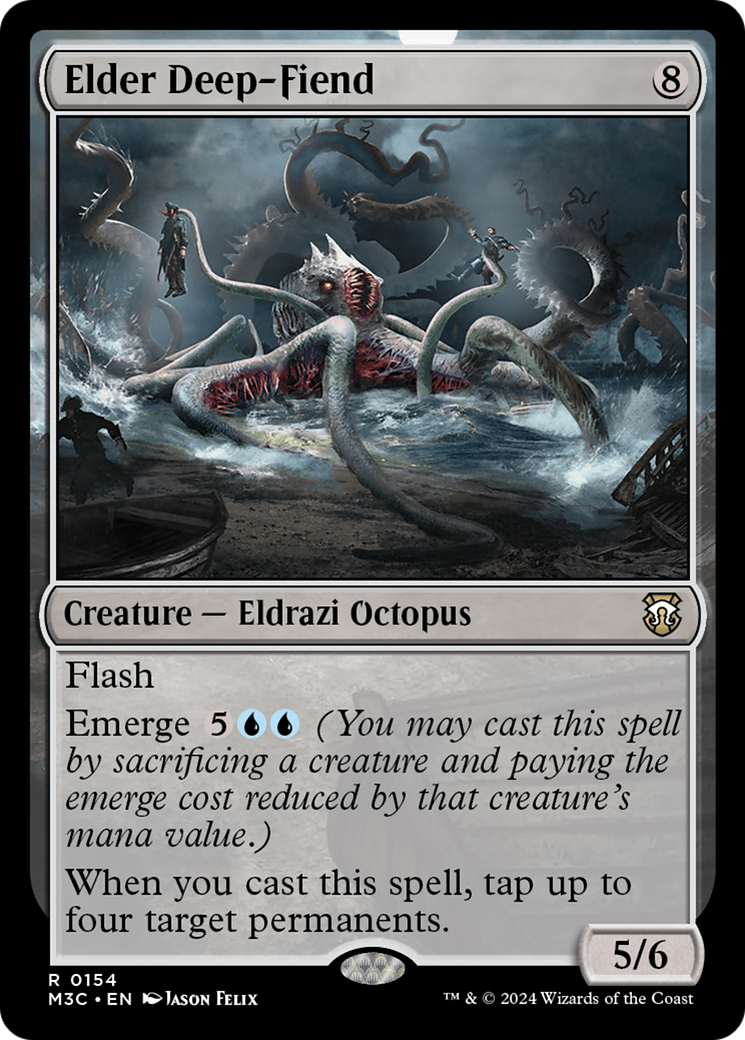 Elder Deep-Fiend (Ripple Foil) [Modern Horizons 3 Commander] | I Want That Stuff Brandon