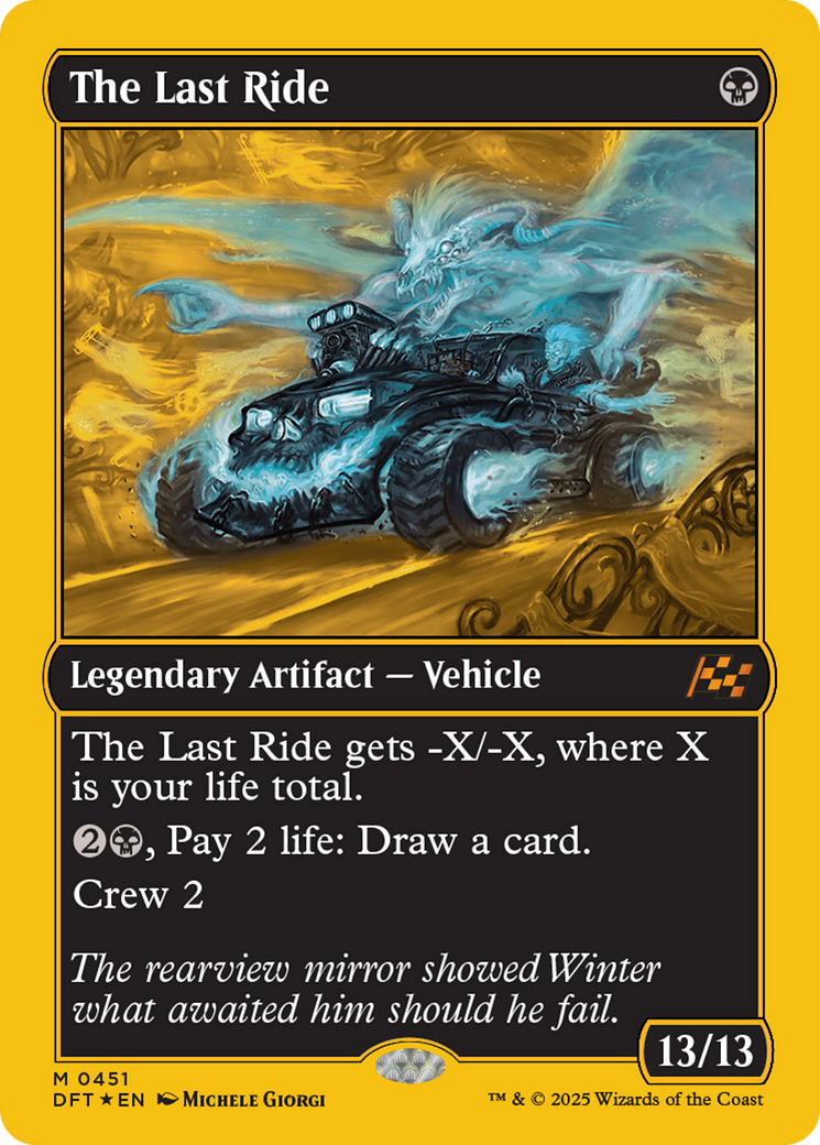 The Last Ride (First-Place Foil) [Aetherdrift] | I Want That Stuff Brandon