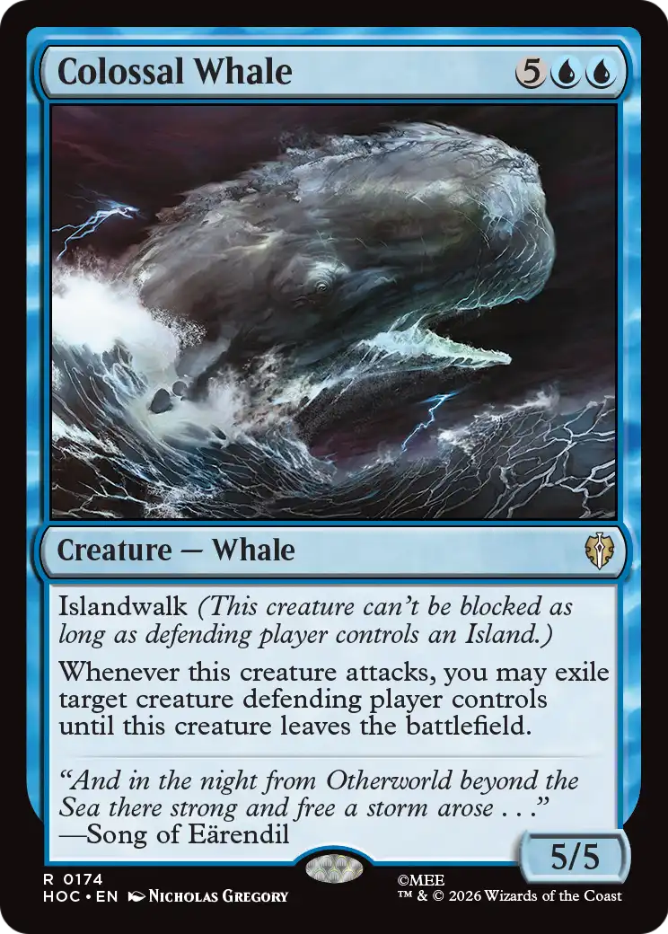 Colossal Whale [The Hobbit: Eternal-Legal] | I Want That Stuff Brandon