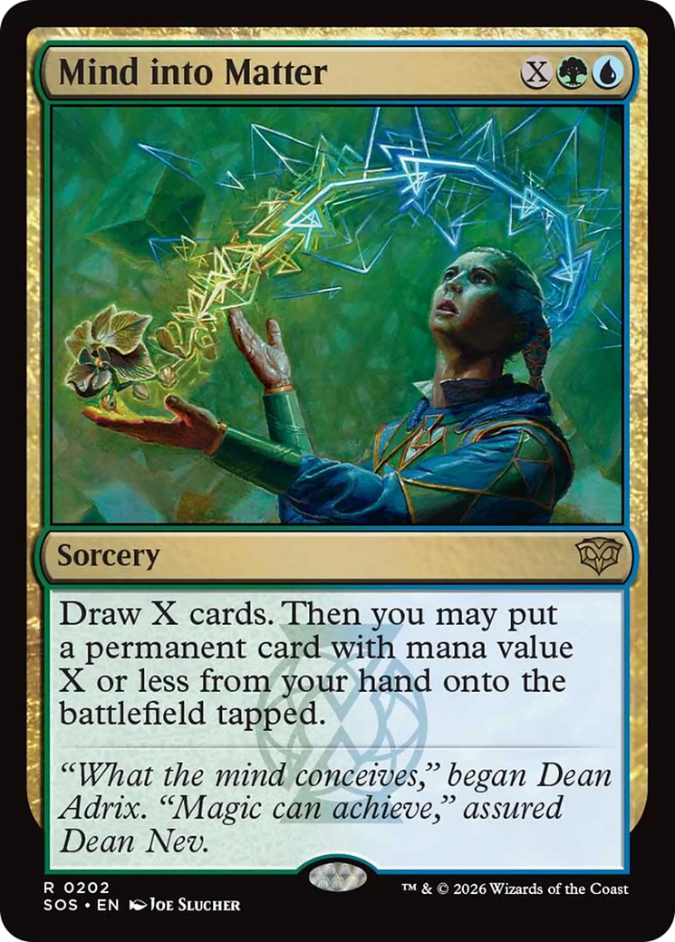 Mind into Matter [Secrets of Strixhaven] | I Want That Stuff Brandon