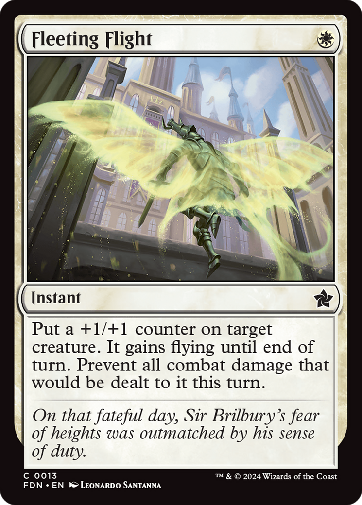 Fleeting Flight [Foundations] | I Want That Stuff Brandon