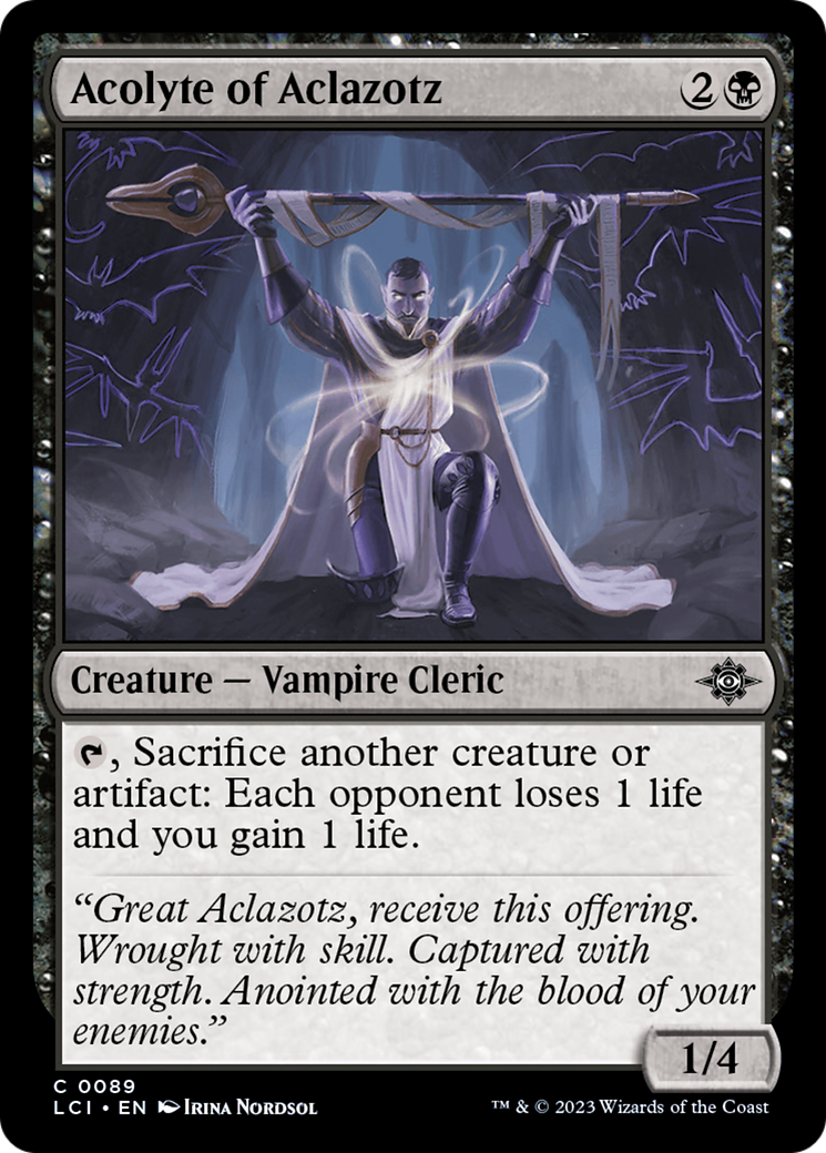 Acolyte of Aclazotz [The Lost Caverns of Ixalan] | I Want That Stuff Brandon