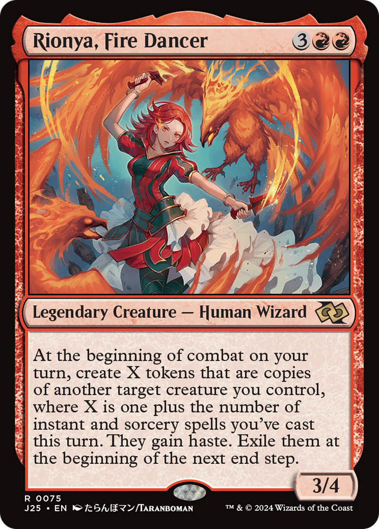 Rionya, Fire Dancer (Anime) [Foundations Jumpstart] | I Want That Stuff Brandon