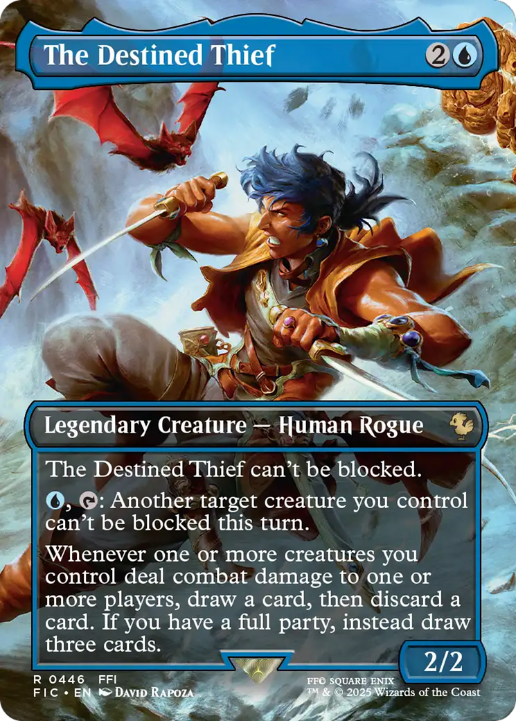 The Destined Thief (Borderless) [FINAL FANTASY Commander] | I Want That Stuff Brandon