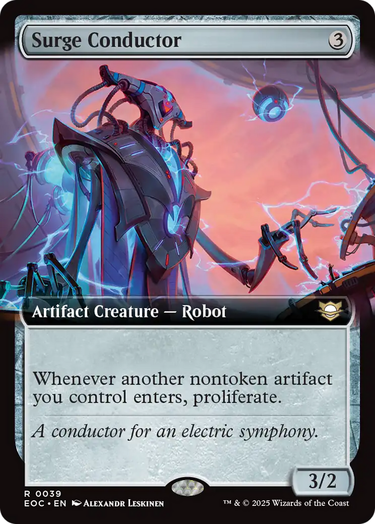 Surge Conductor (Extended Art) [Edge of Eternities Commander] | I Want That Stuff Brandon
