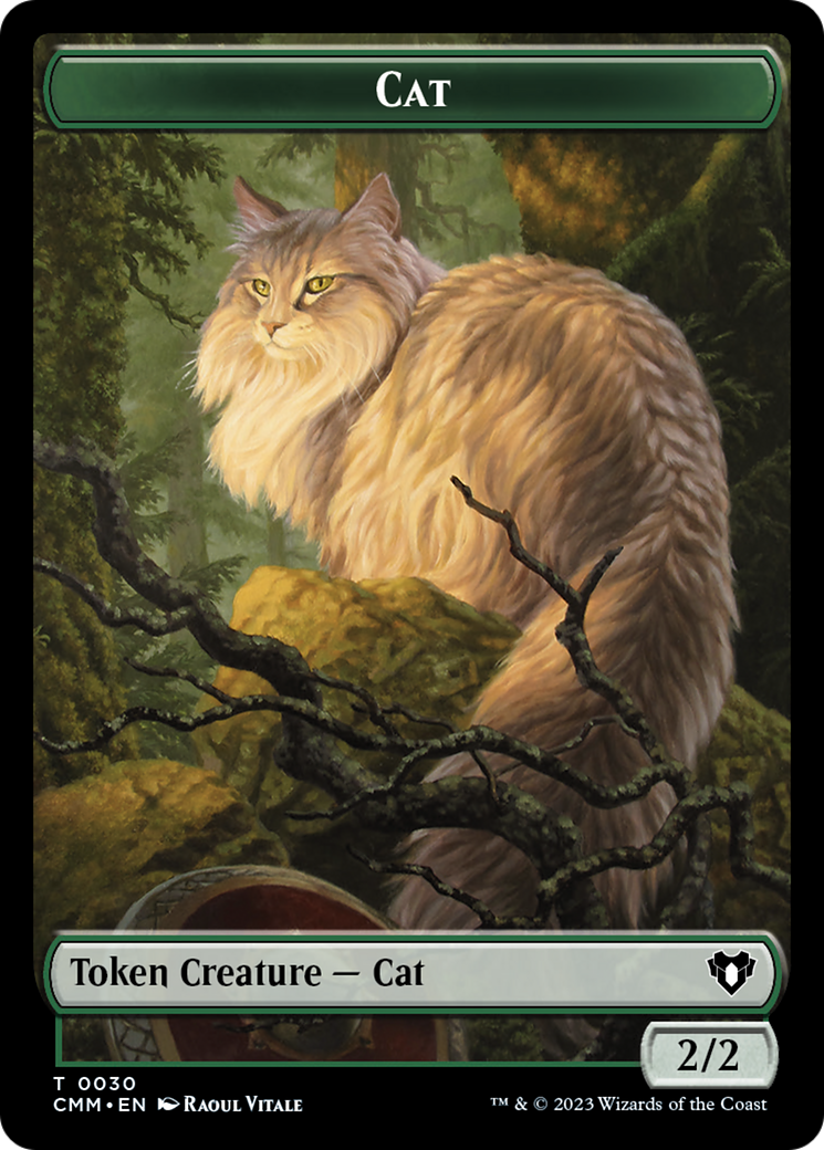 Cat Token (30) [Commander Masters Tokens] | I Want That Stuff Brandon