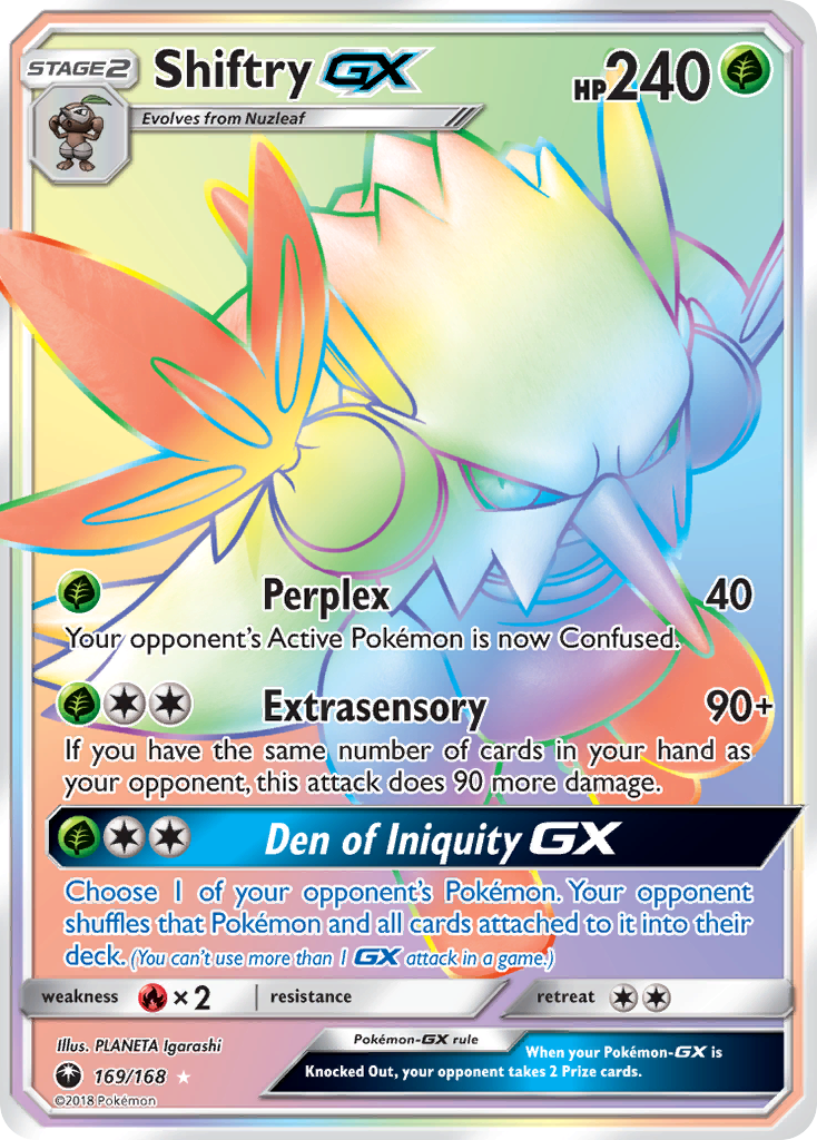 Shiftry GX (169/168) [Sun & Moon: Celestial Storm] | I Want That Stuff Brandon