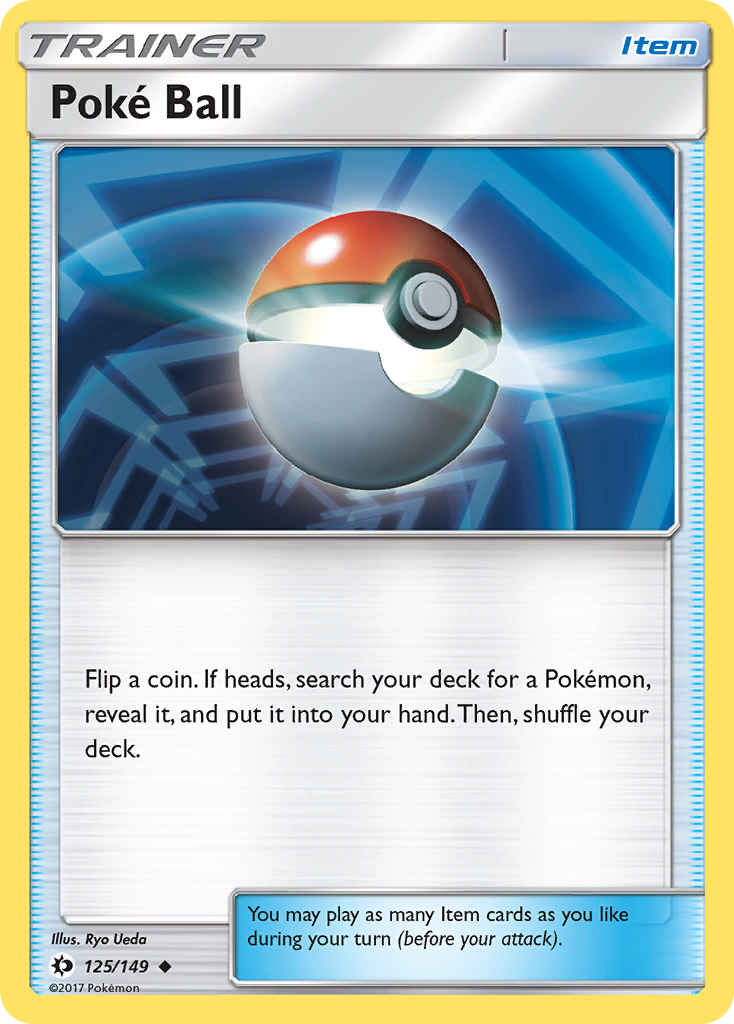 Poke Ball (125/149) [Sun & Moon: Base Set] | I Want That Stuff Brandon