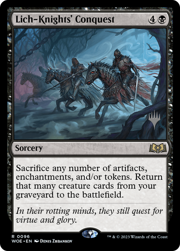 Lich-Knights' Conquest (Promo Pack) [Wilds of Eldraine Promos] | I Want That Stuff Brandon