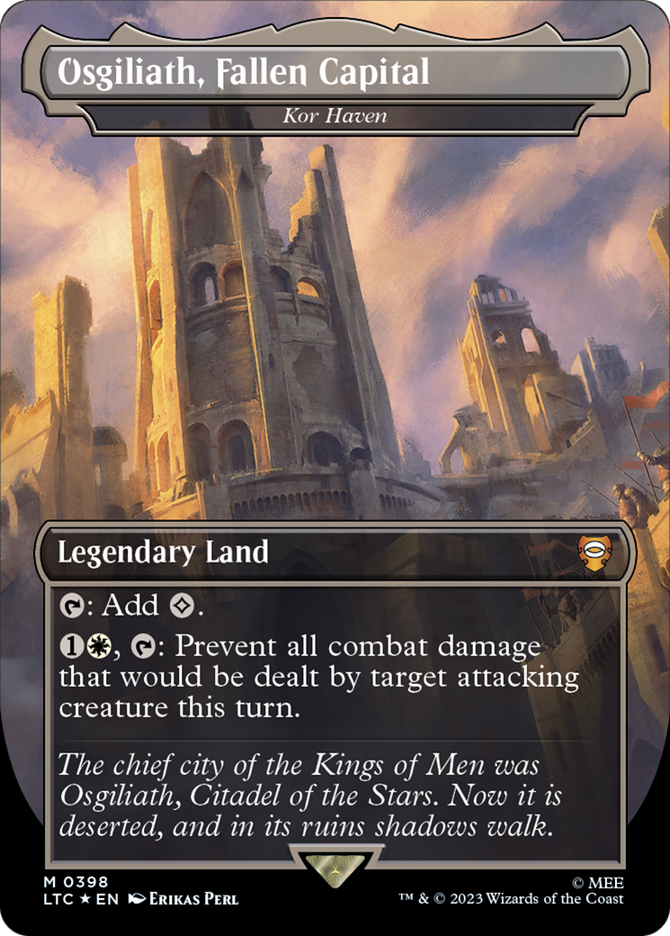 Osgiliath, Fallen Capital - Kor Haven (Surge Foil Realms and Relics) [The Lord of the Rings: Tales of Middle-Earth Commander] | I Want That Stuff Brandon