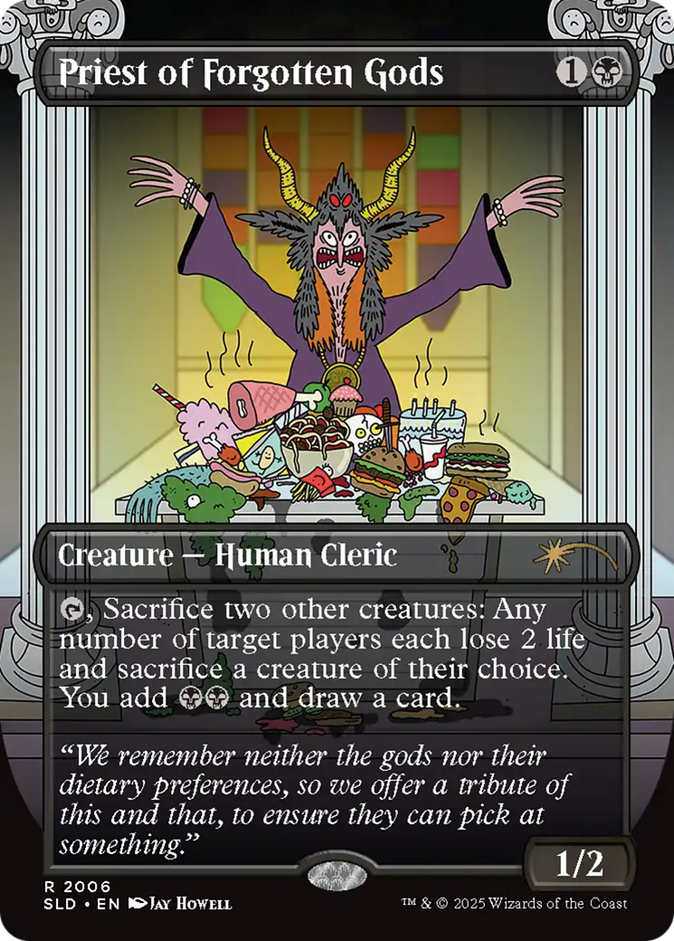 Priest of Forgotten Gods (Rainbow Foil) [Secret Lair Drop Series] | I Want That Stuff Brandon