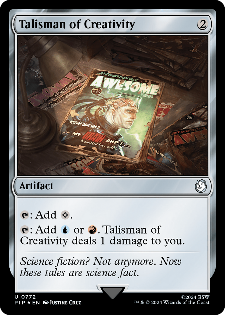 Talisman of Creativity (Surge Foil) [Fallout] | I Want That Stuff Brandon