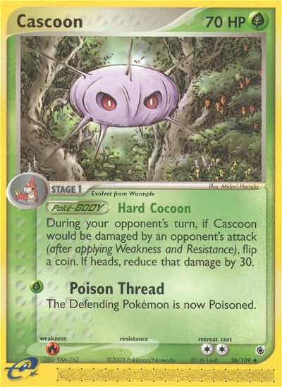 Cascoon (26/109) [EX: Ruby & Sapphire] | I Want That Stuff Brandon