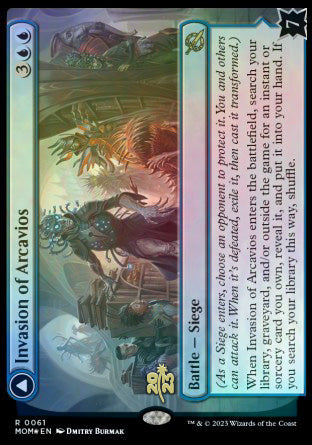 Invasion of Arcavios // Invocation of the Founders [March of the Machine Prerelease Promos] | I Want That Stuff Brandon