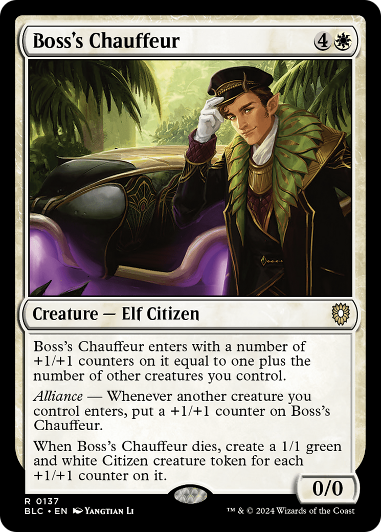 Boss's Chauffeur [Bloomburrow Commander] | I Want That Stuff Brandon