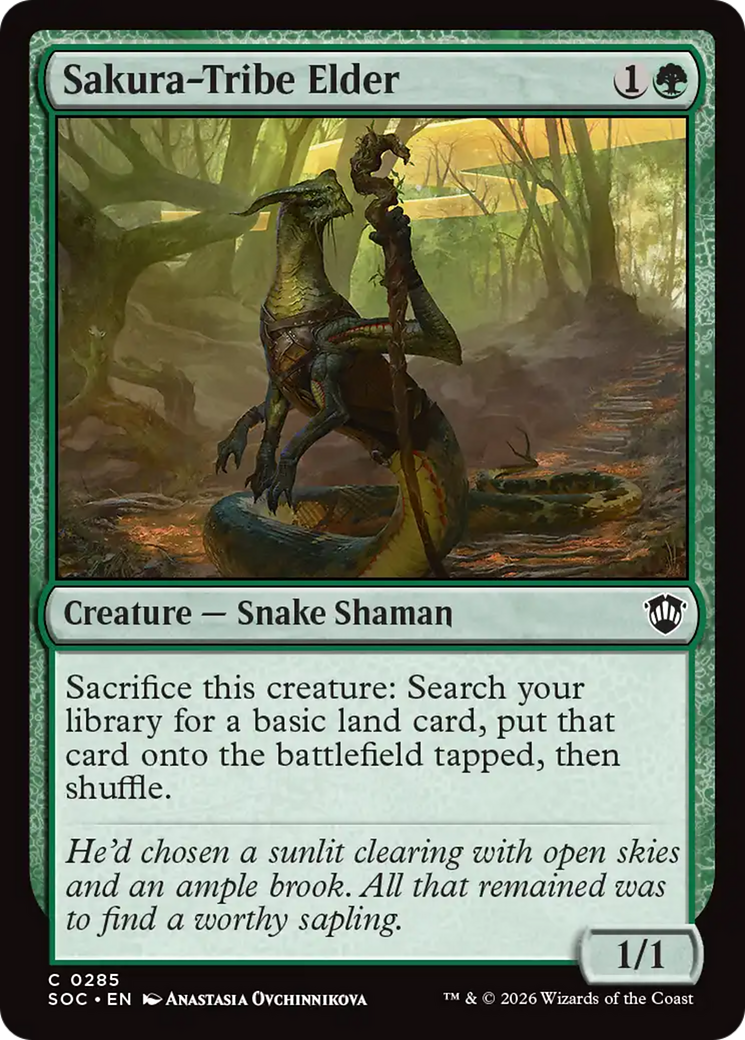 Sakura-Tribe Elder [Secrets of Strixhaven Commander] | I Want That Stuff Brandon
