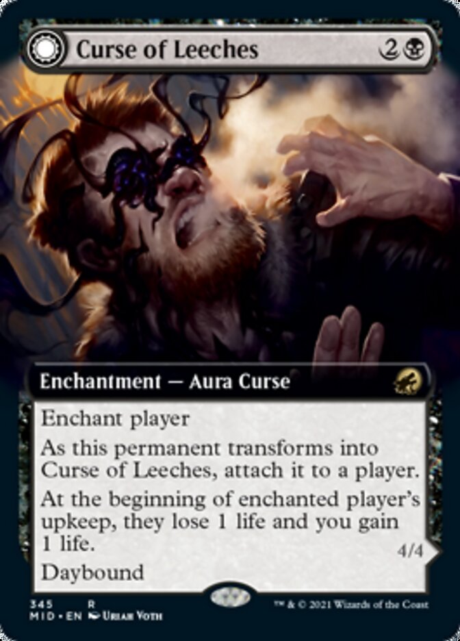 Curse of Leeches // Leeching Lurker (Extended Art) [Innistrad: Midnight Hunt] | I Want That Stuff Brandon