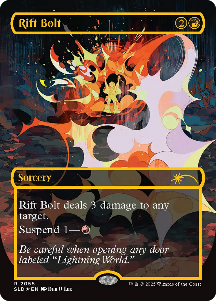 Rift Bolt (2055) (Raised Foil) [Secret Lair Drop Series] | I Want That Stuff Brandon
