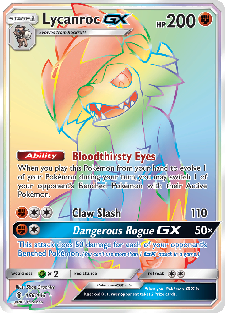 Lycanroc GX (156/145) [Sun & Moon: Guardians Rising] | I Want That Stuff Brandon