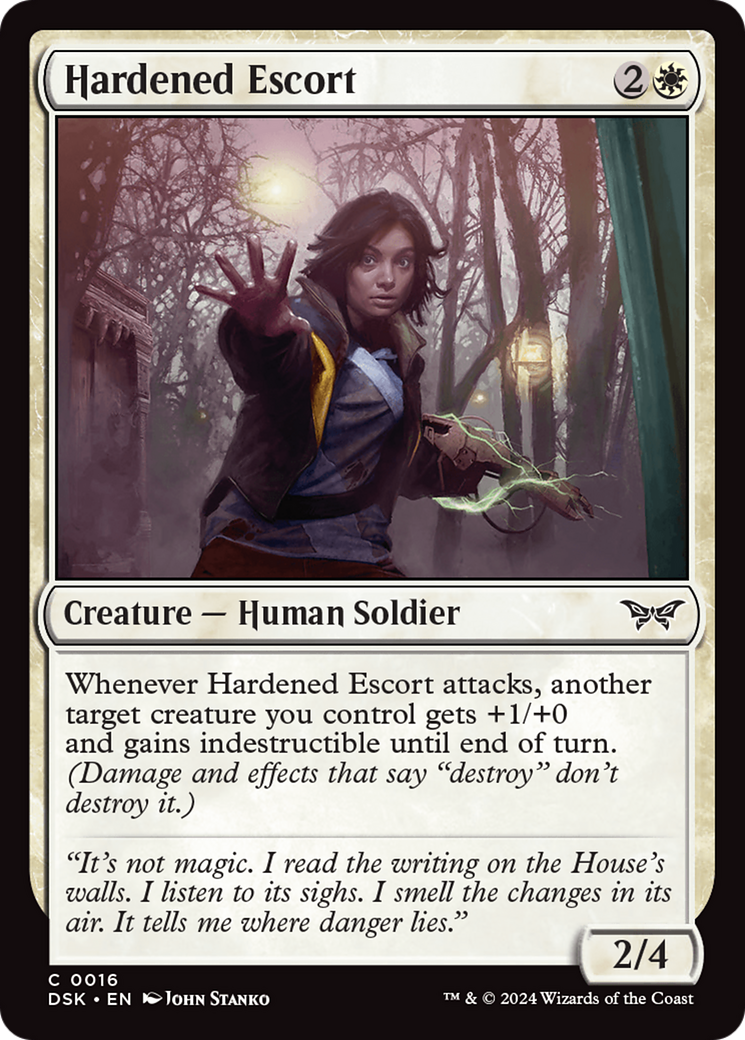 Hardened Escort [Duskmourn: House of Horror] | I Want That Stuff Brandon