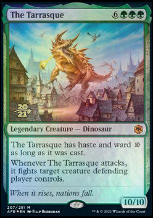 The Tarrasque [Dungeons & Dragons: Adventures in the Forgotten Realms Prerelease Promos] | I Want That Stuff Brandon